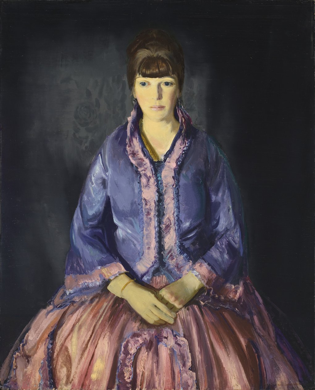 Emma dans la robe violette - George Bellows