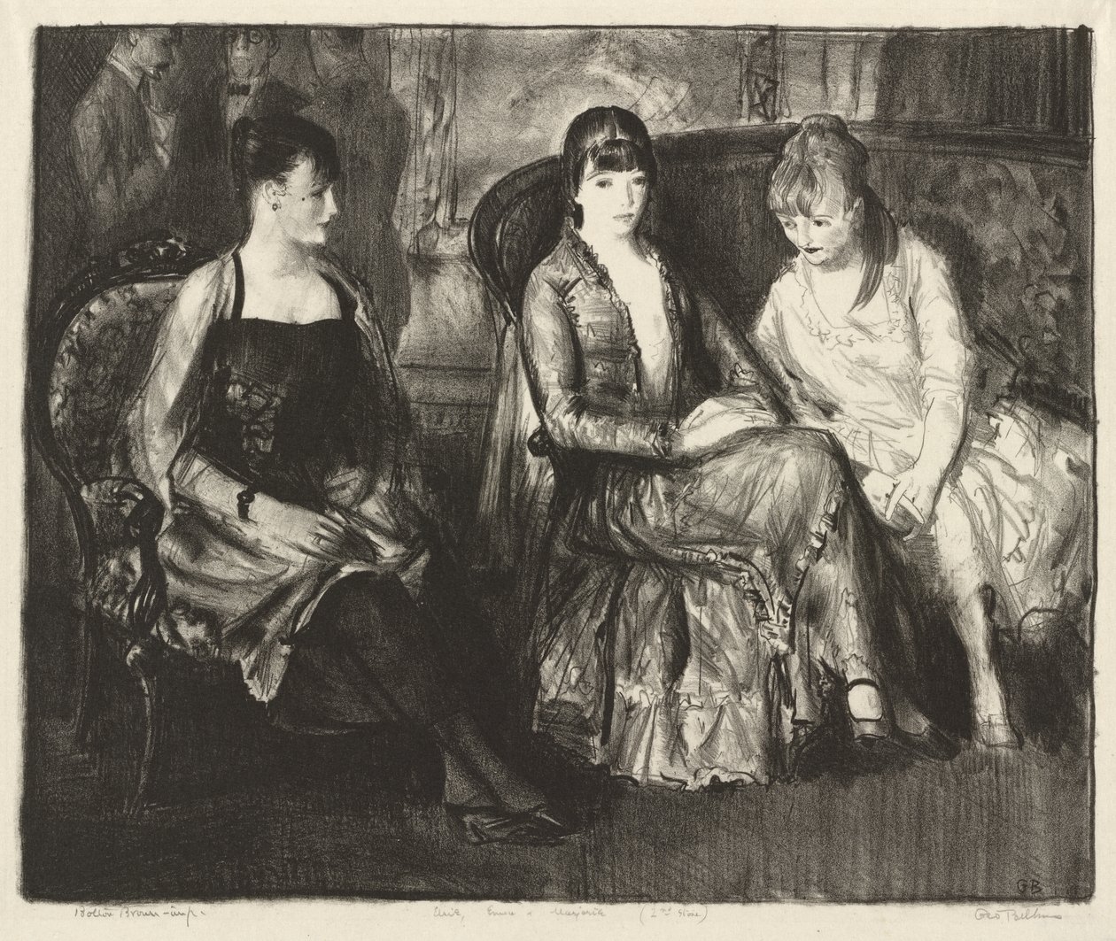 Marjorie, Emma et Elsie, « Second Stone » - George Bellows