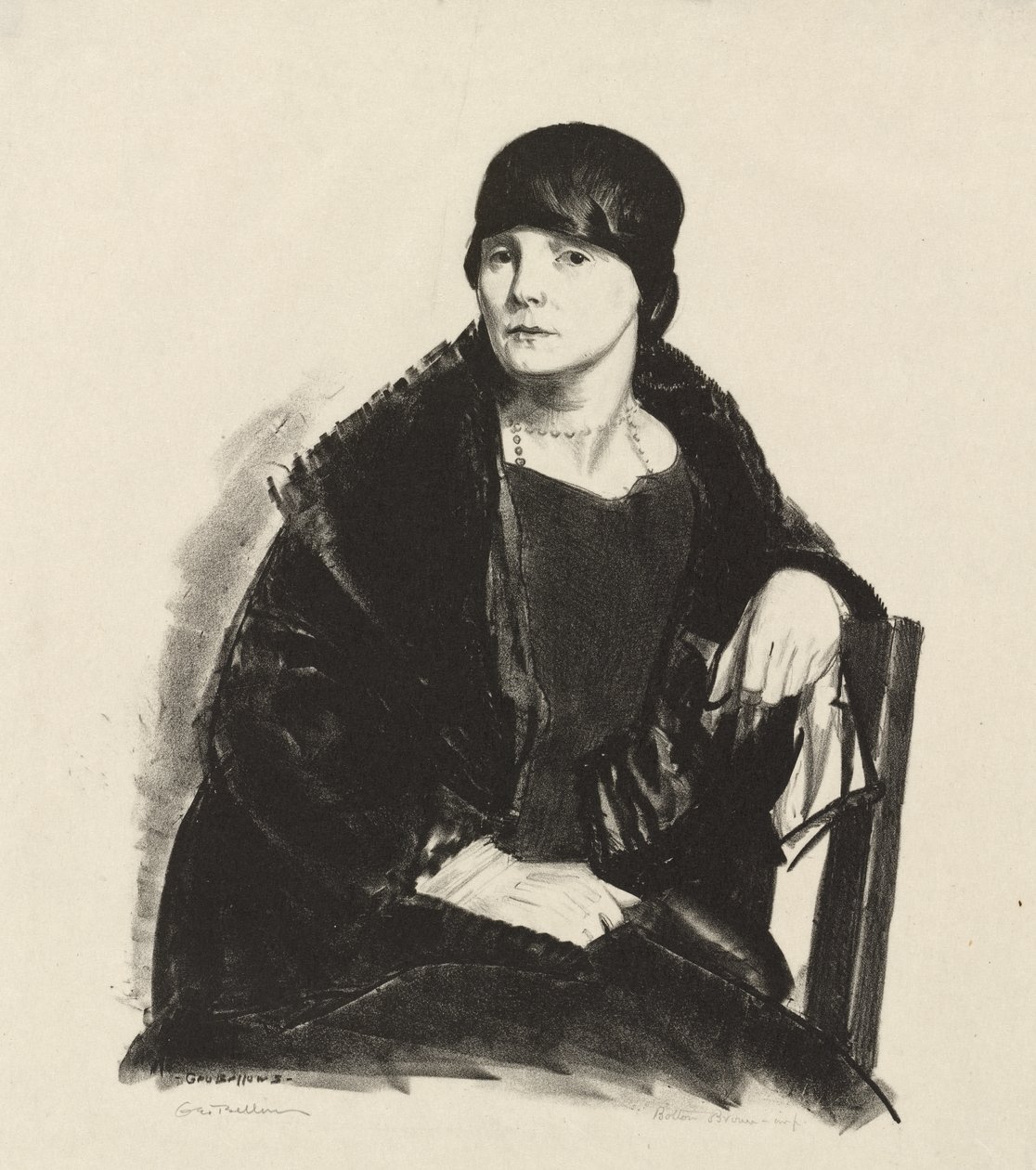 Portrait de Mme R. - George Bellows