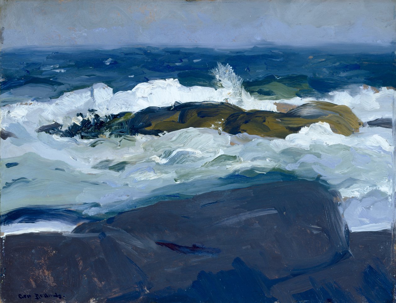 Rock Reef, dans le Maine - George Bellows