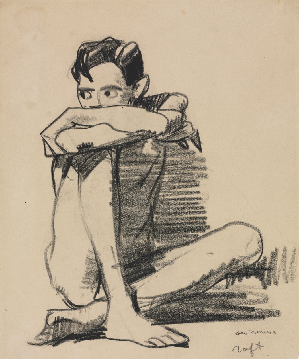 Garçon assis - George Bellows