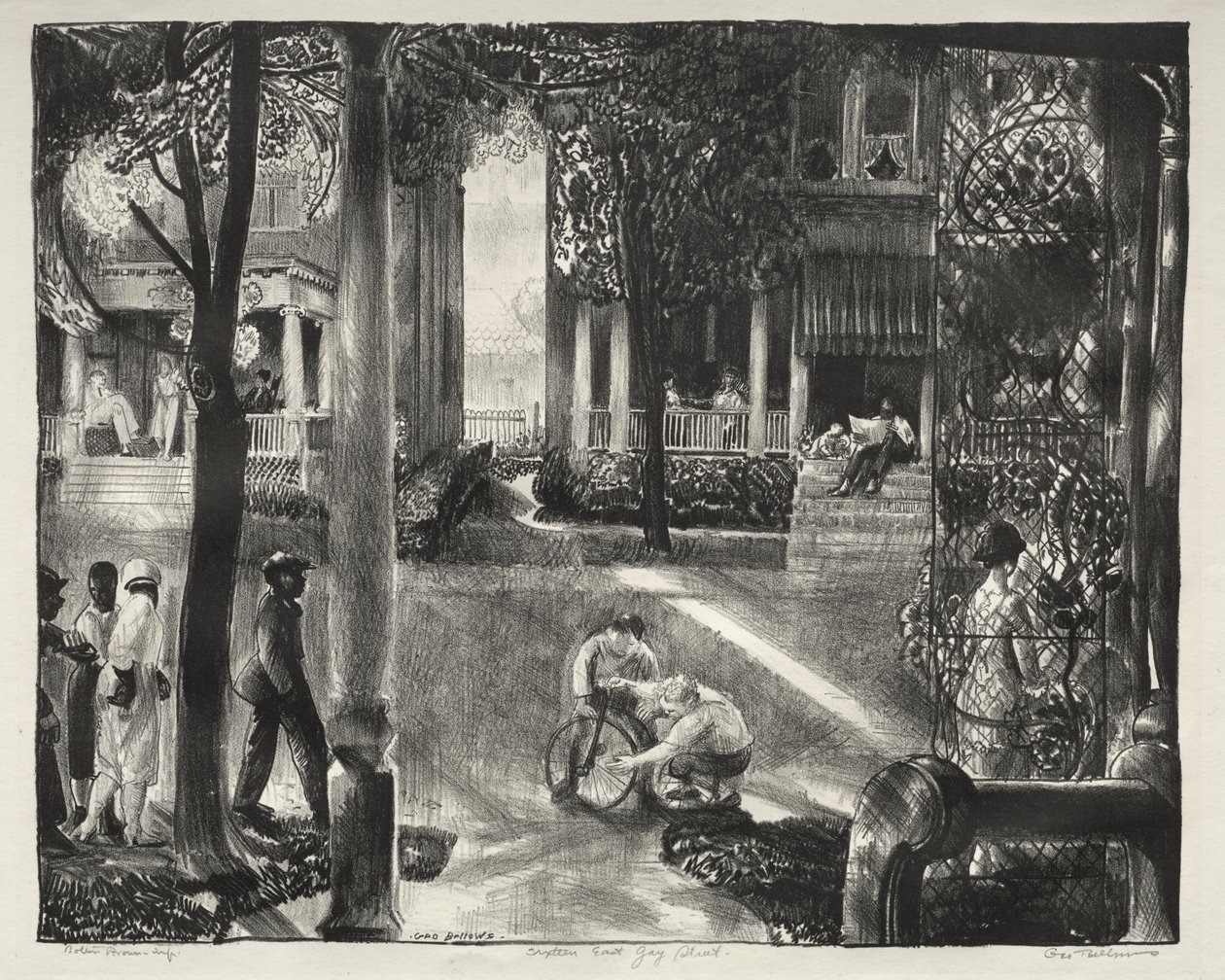 Seize East Gay Street - George Bellows