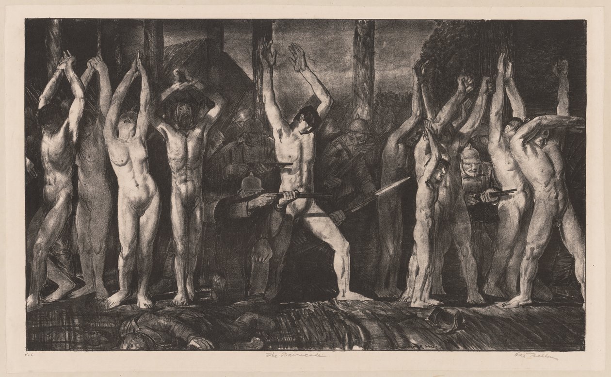 La barricade, deuxième pierre - George Bellows