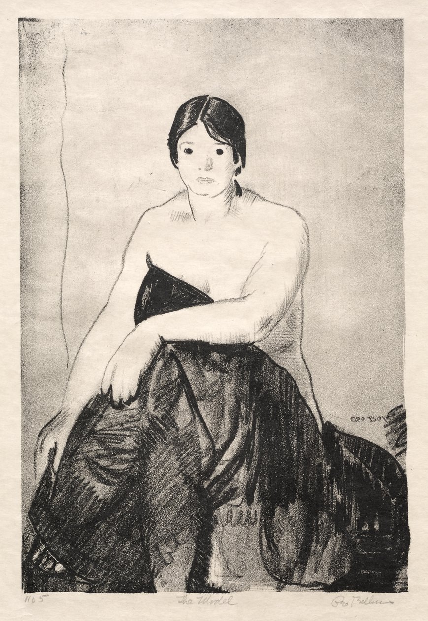 Le modèle, première pierre - George Bellows