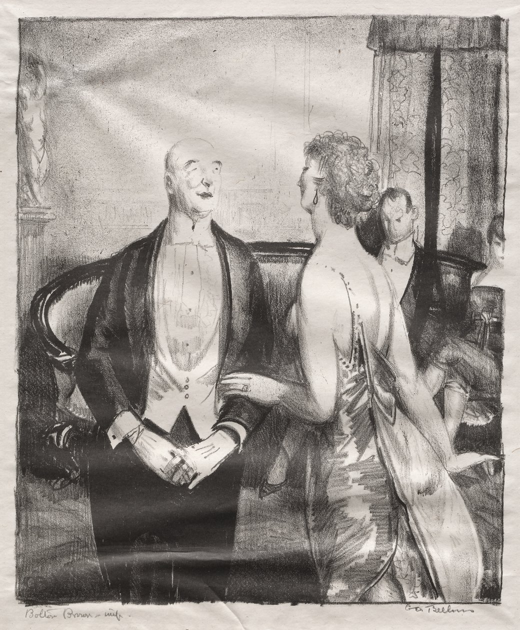 Le critique de salon - George Bellows