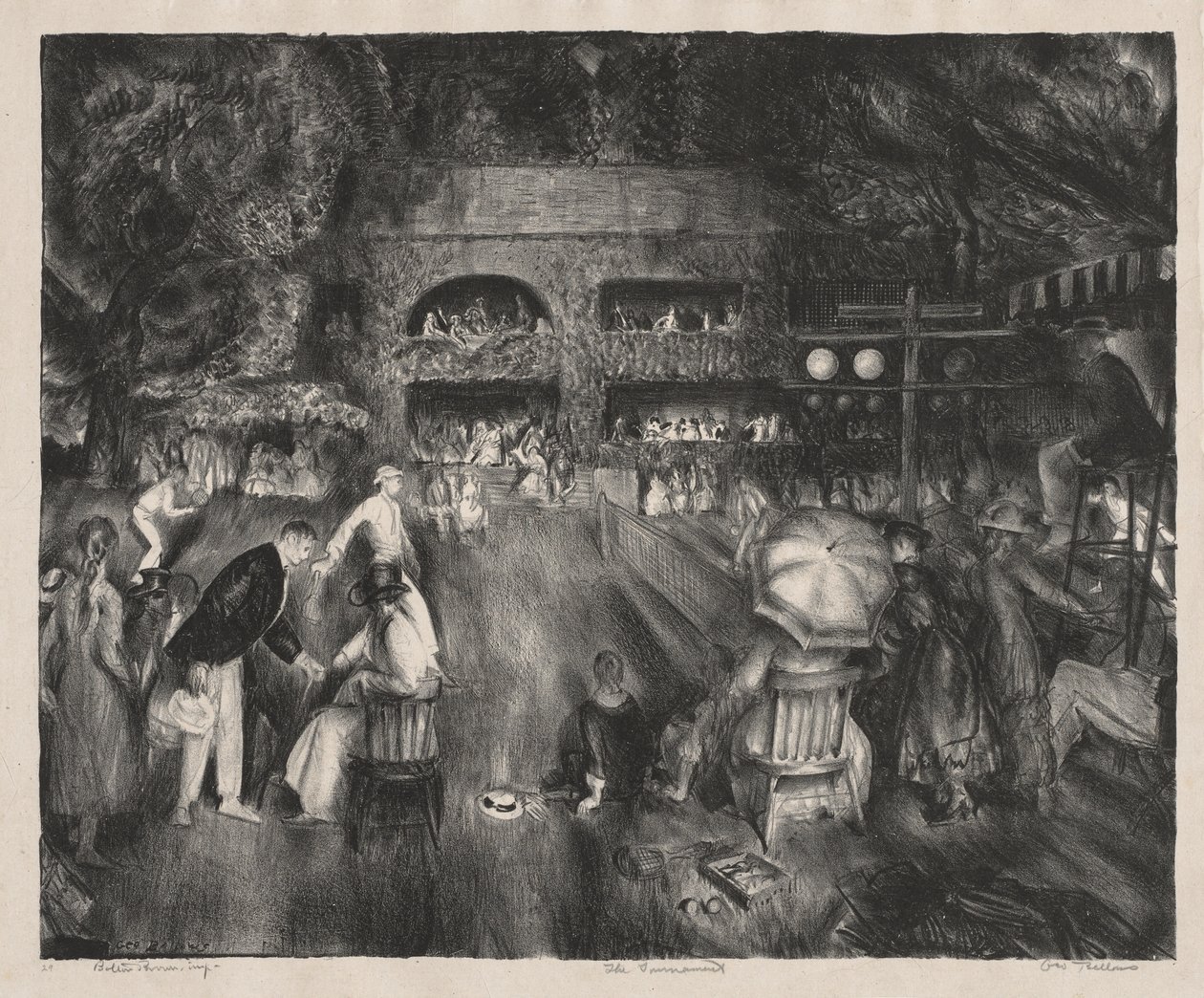 Le tournoi - George Bellows