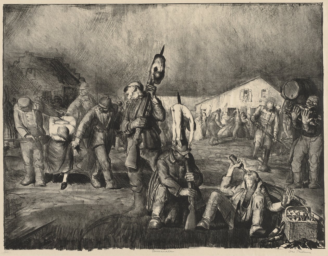 Série « War » :  La Bacchanale - George Bellows