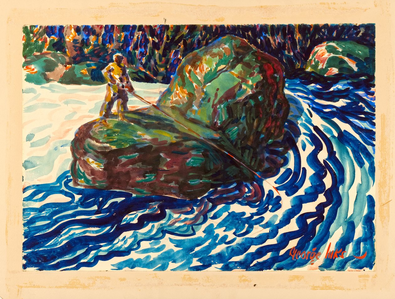 Guide de pêche - George Benjamin Luks
