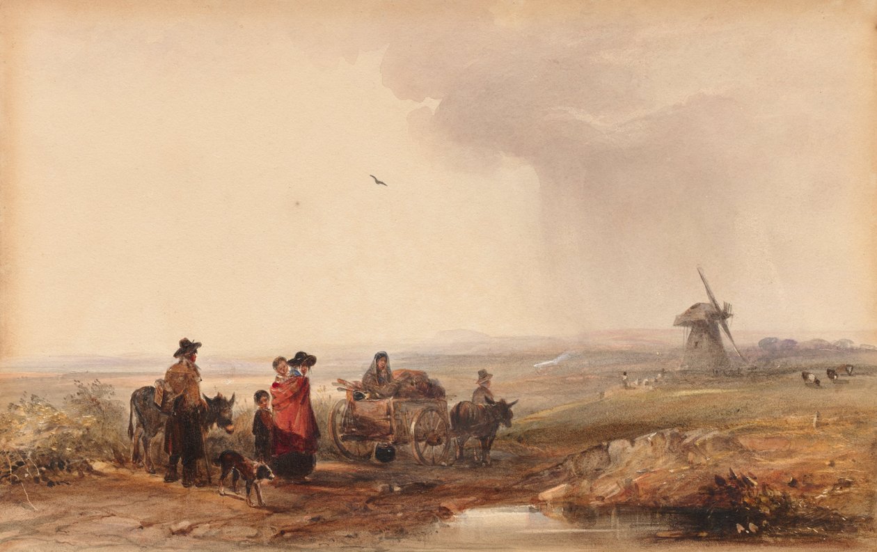 Camp de gitans, Pays-Bas - George Bryant Campion