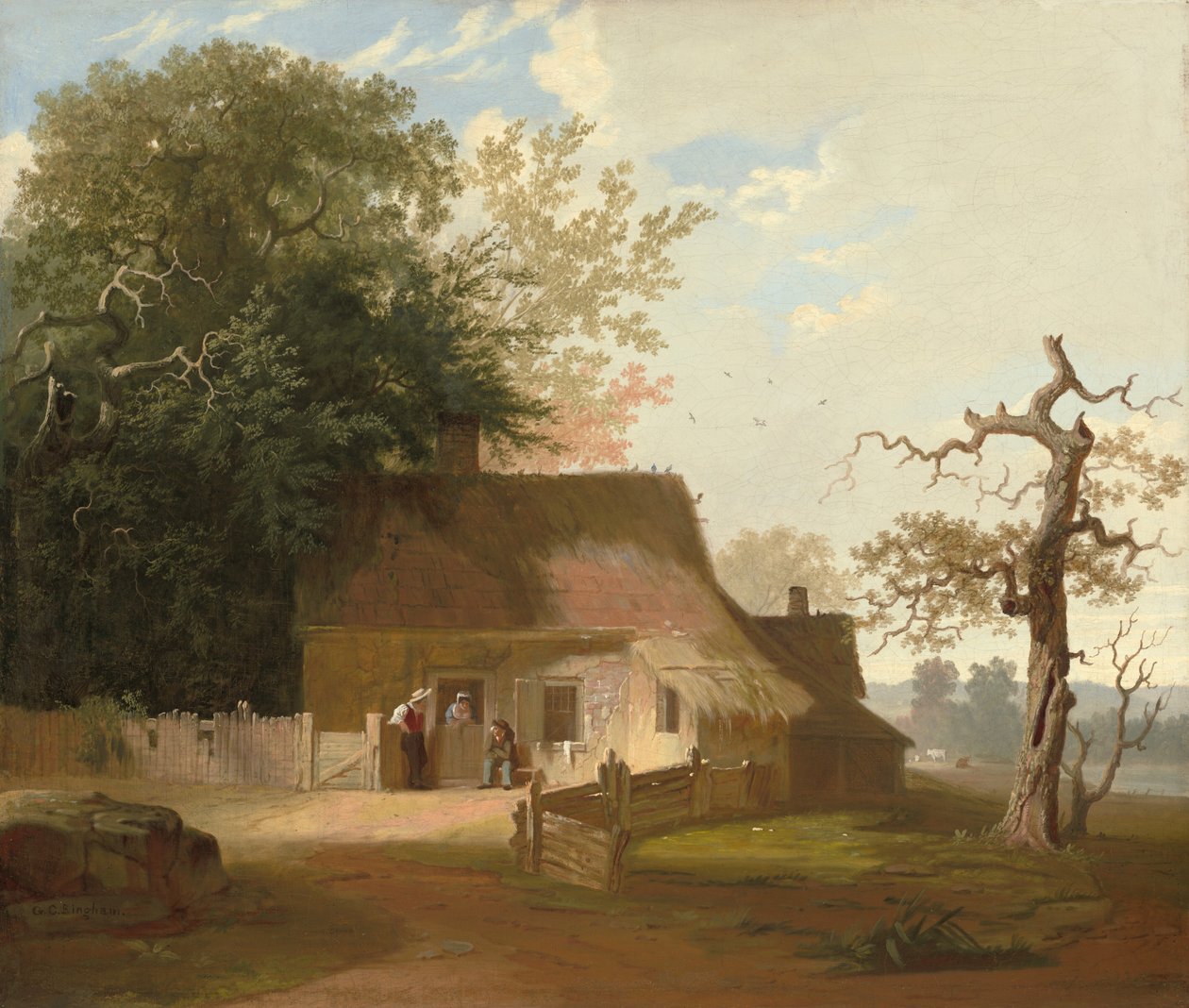 Paysage de chalet - George Caleb Bingham