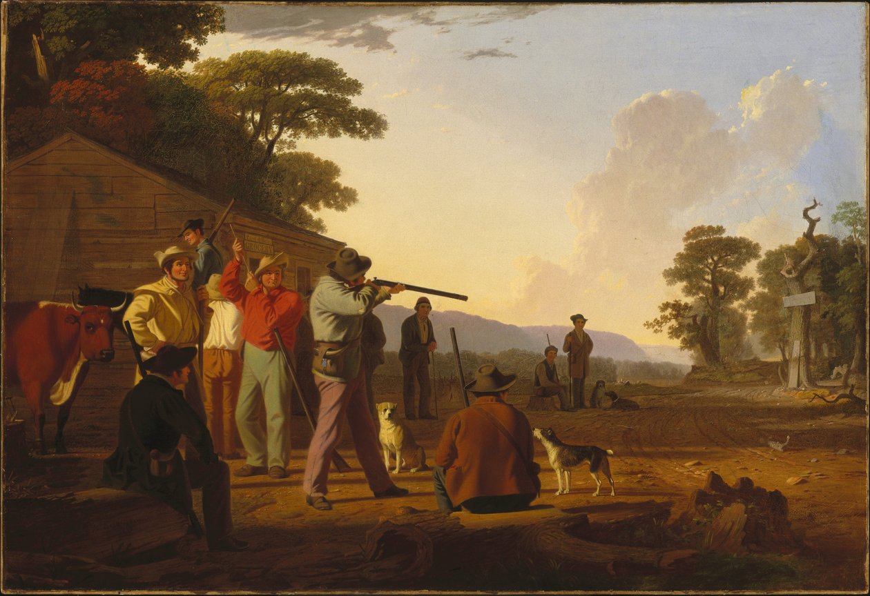 Tirer sur le bœuf - George Caleb Bingham