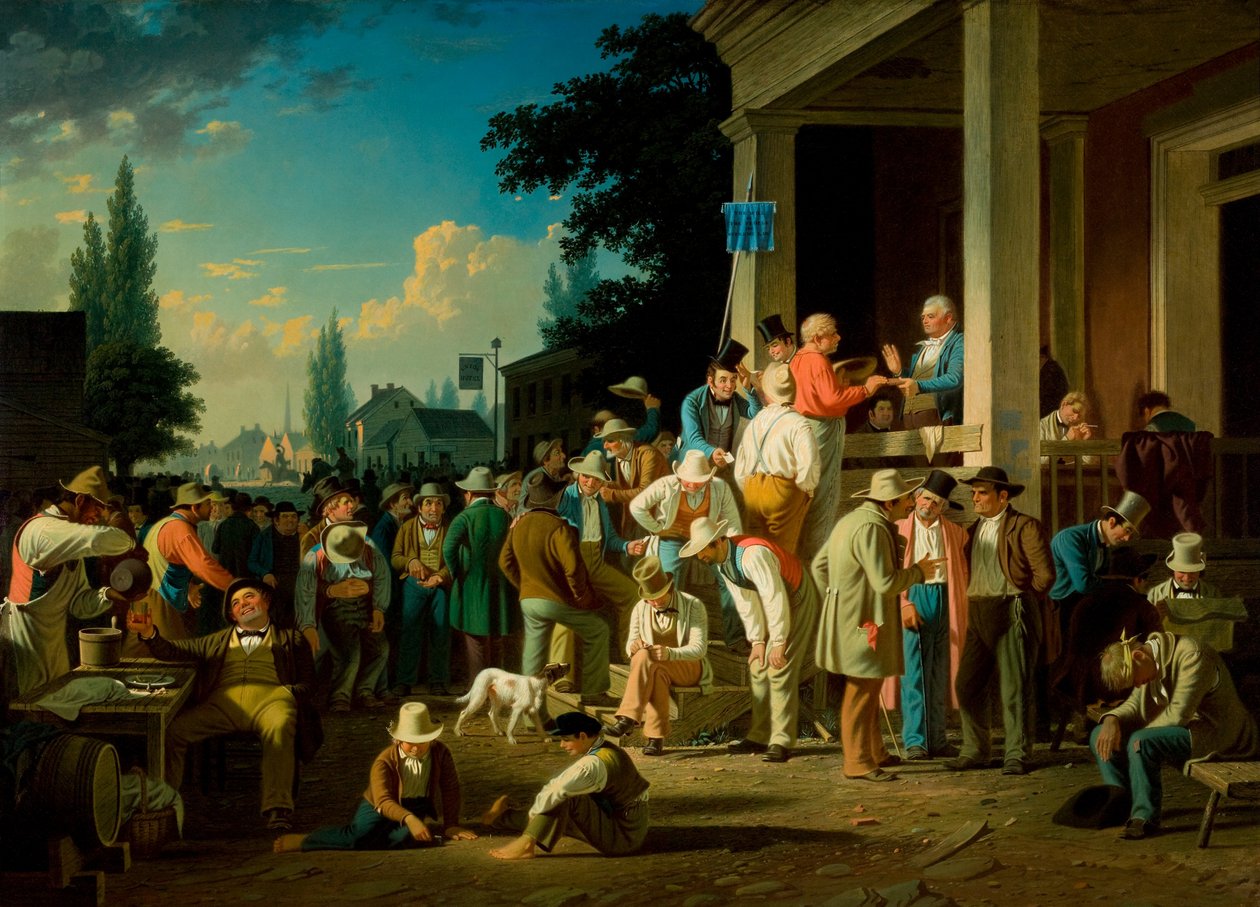 Les élections départementales - George Caleb Bingham