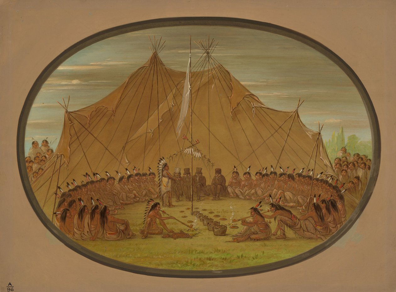 Fête du chien - Sioux, 1861-1869 - George Catlin