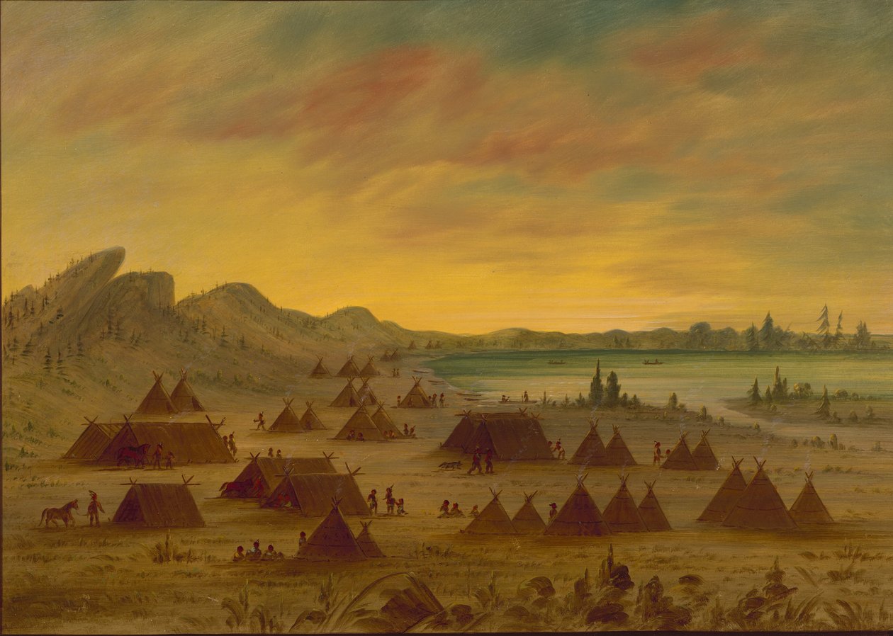 Un village Apache, 1855-1869 - George Catlin