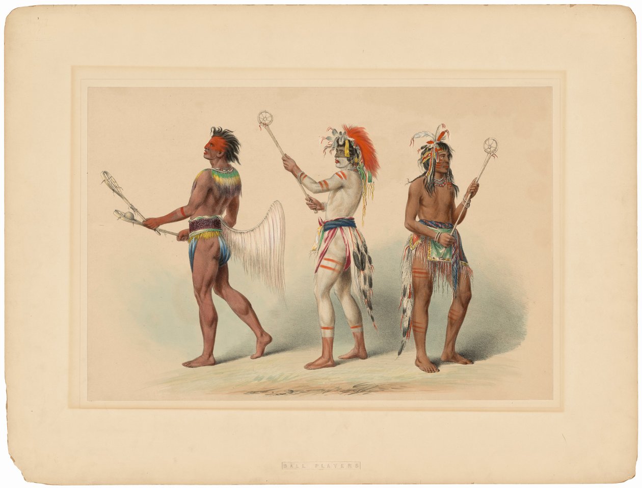 Joueurs de balle - George Catlin