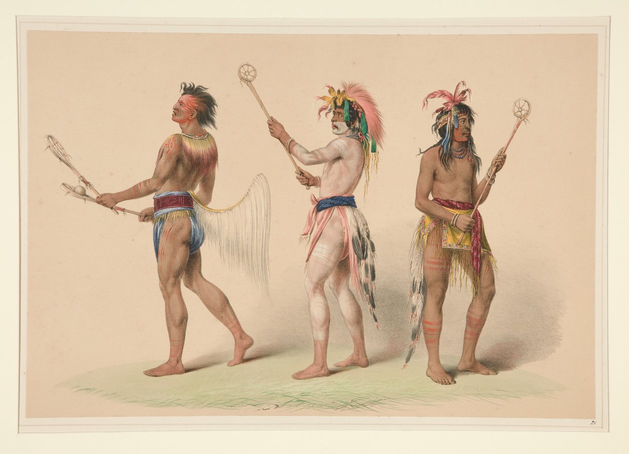 « Joueurs de balle », n° 21 du recueil consacré aux Indiens d