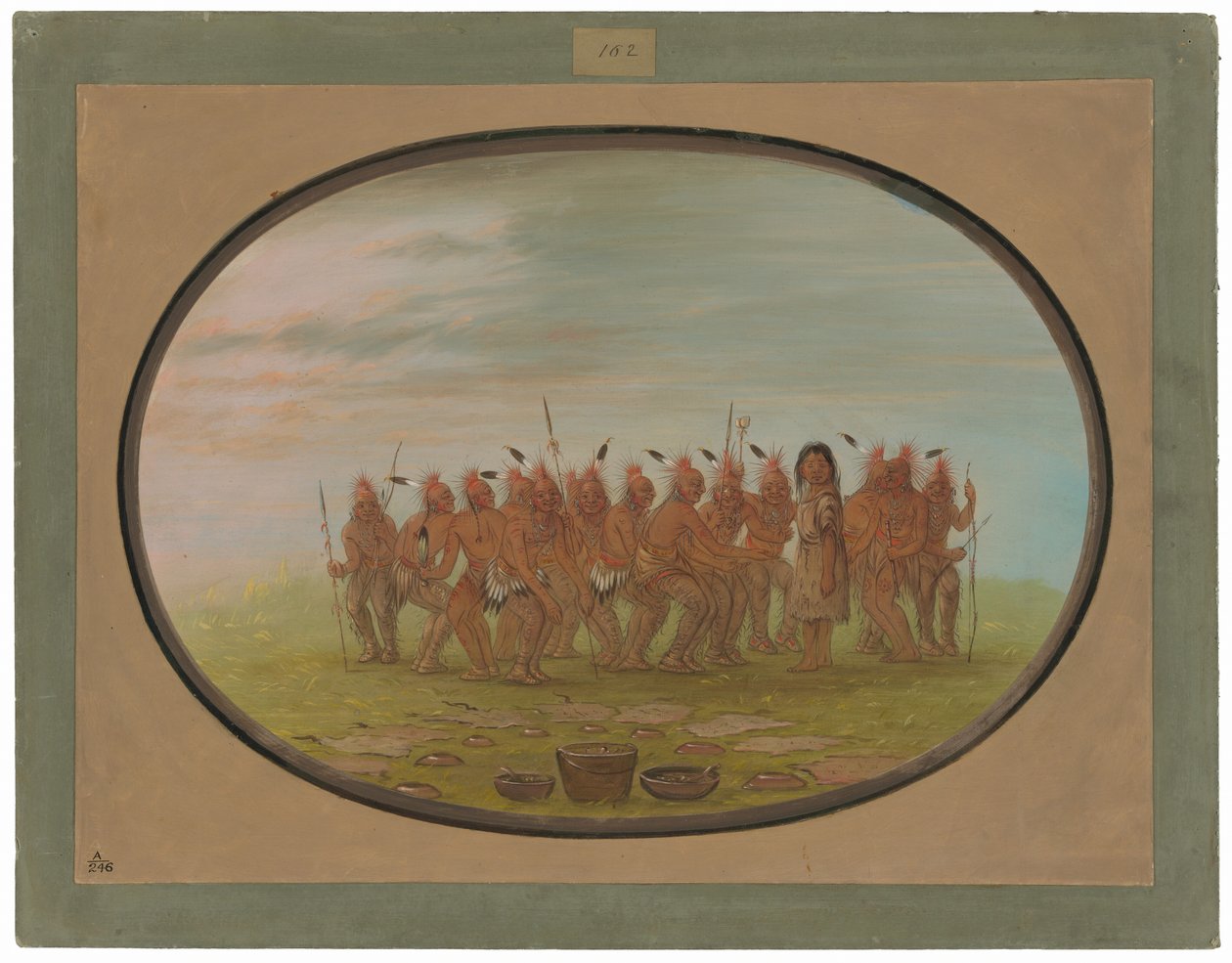 Danse à la Berdache - Saukie - George Catlin
