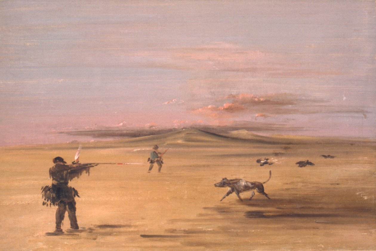 Chasse au tétras sur les prairies du Missouri - George Catlin