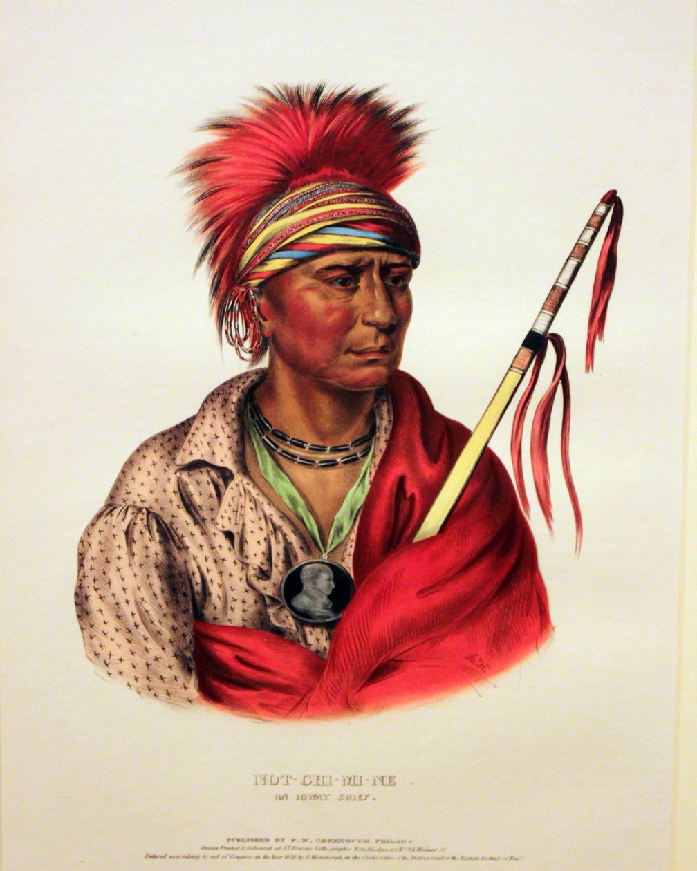 Chef Ioway Not-Chi-Mi-Ne - George Catlin