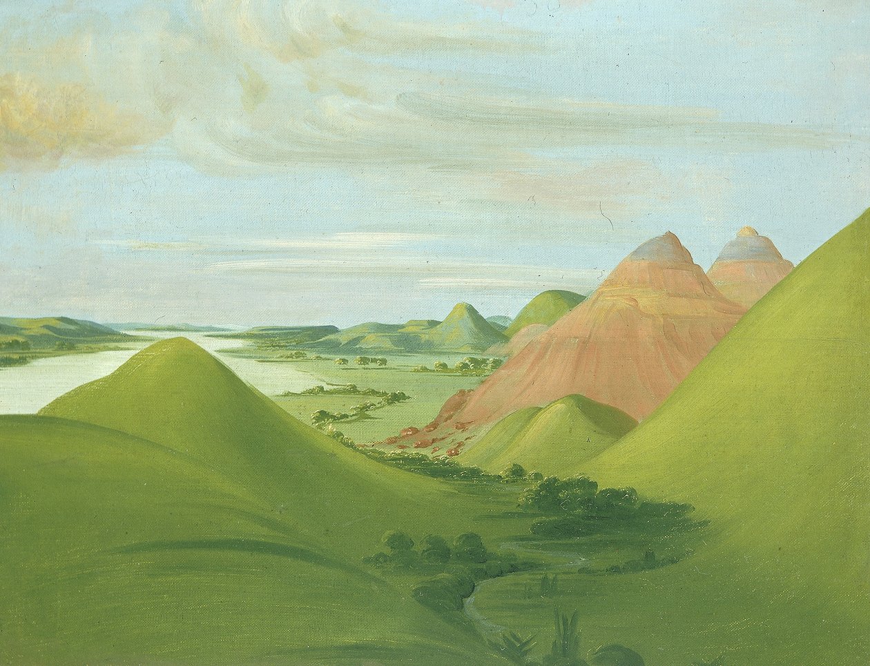 Iron Bluff, 1200 miles au-dessus de St. Louis - George Catlin