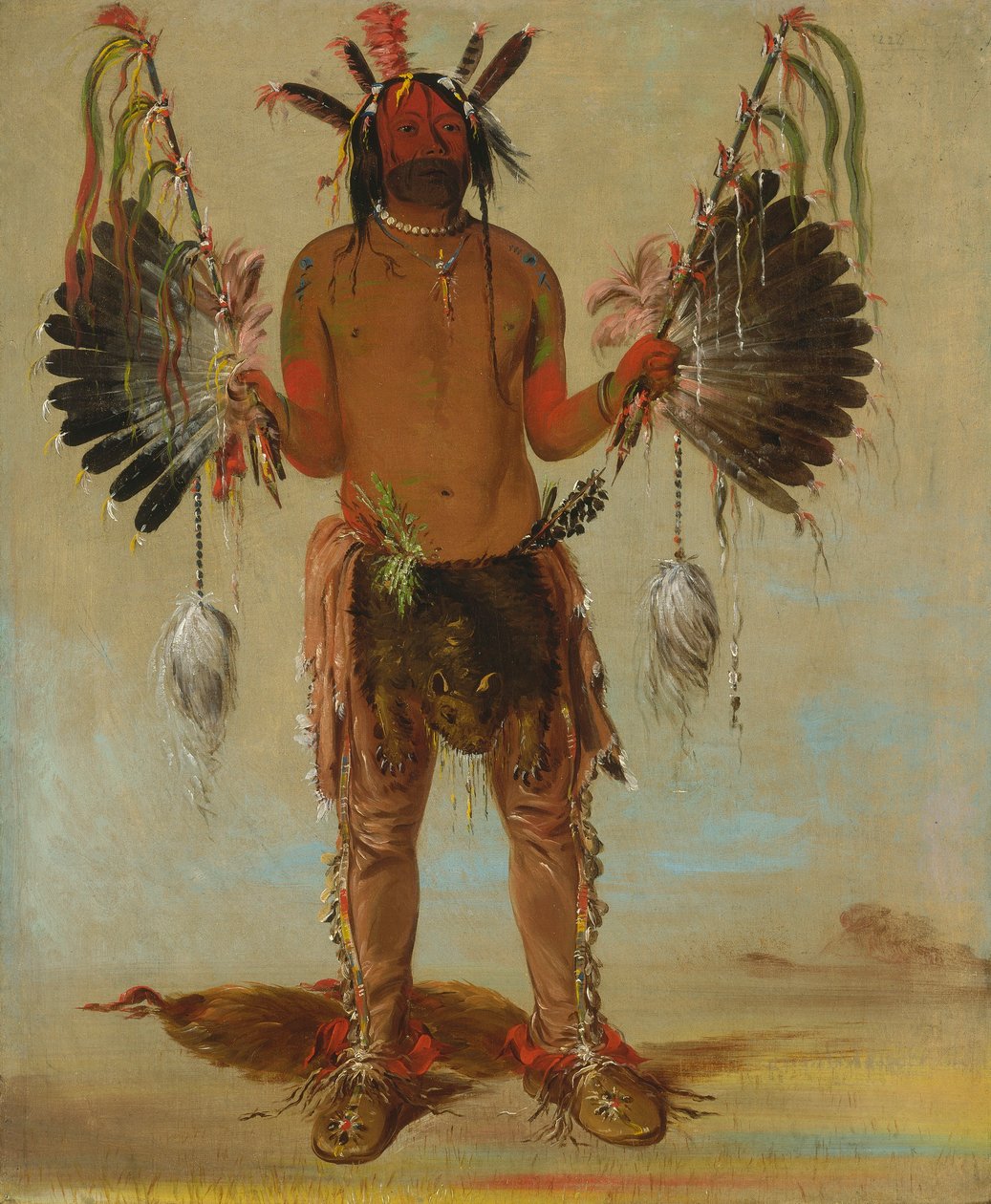 Mah-tó-he-ha, vieil ours, homme-médecine - George Catlin