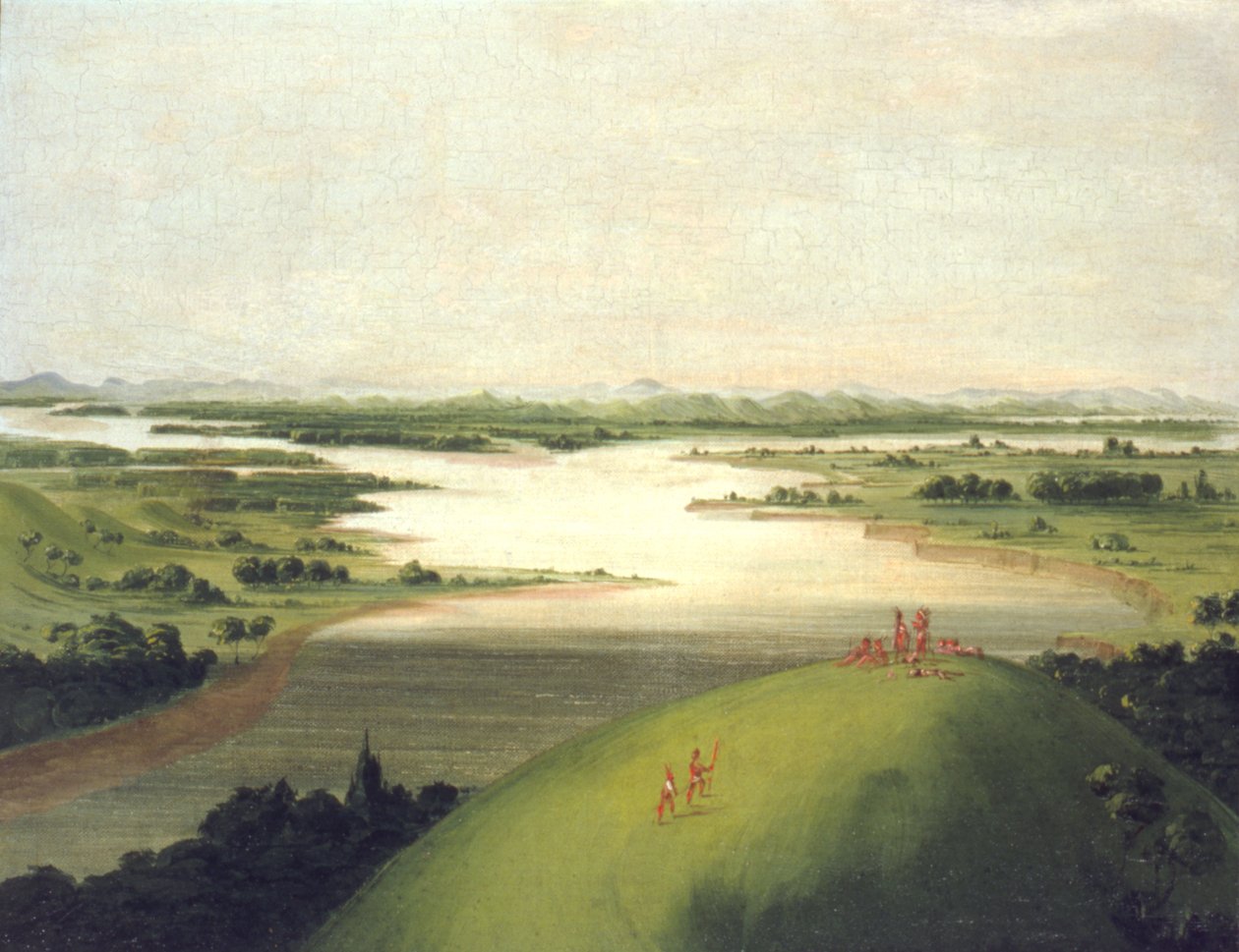 Embouchure de la rivière Platte, 900 miles au-dessus de St. Louis - George Catlin