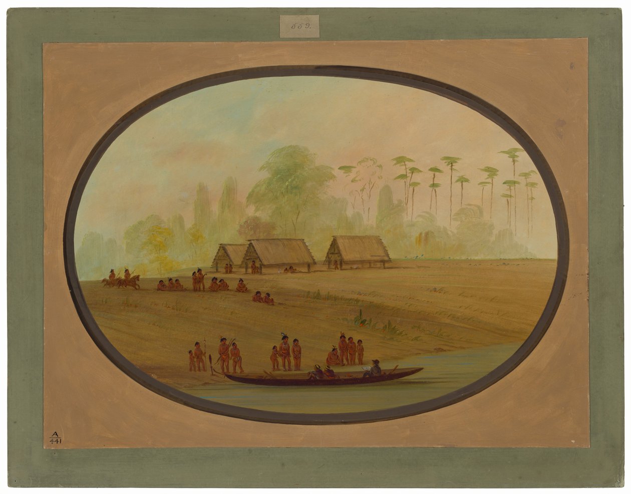 Peindre le chef lengua - George Catlin