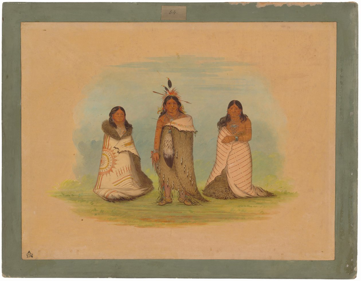Indiens Puncah - George Catlin