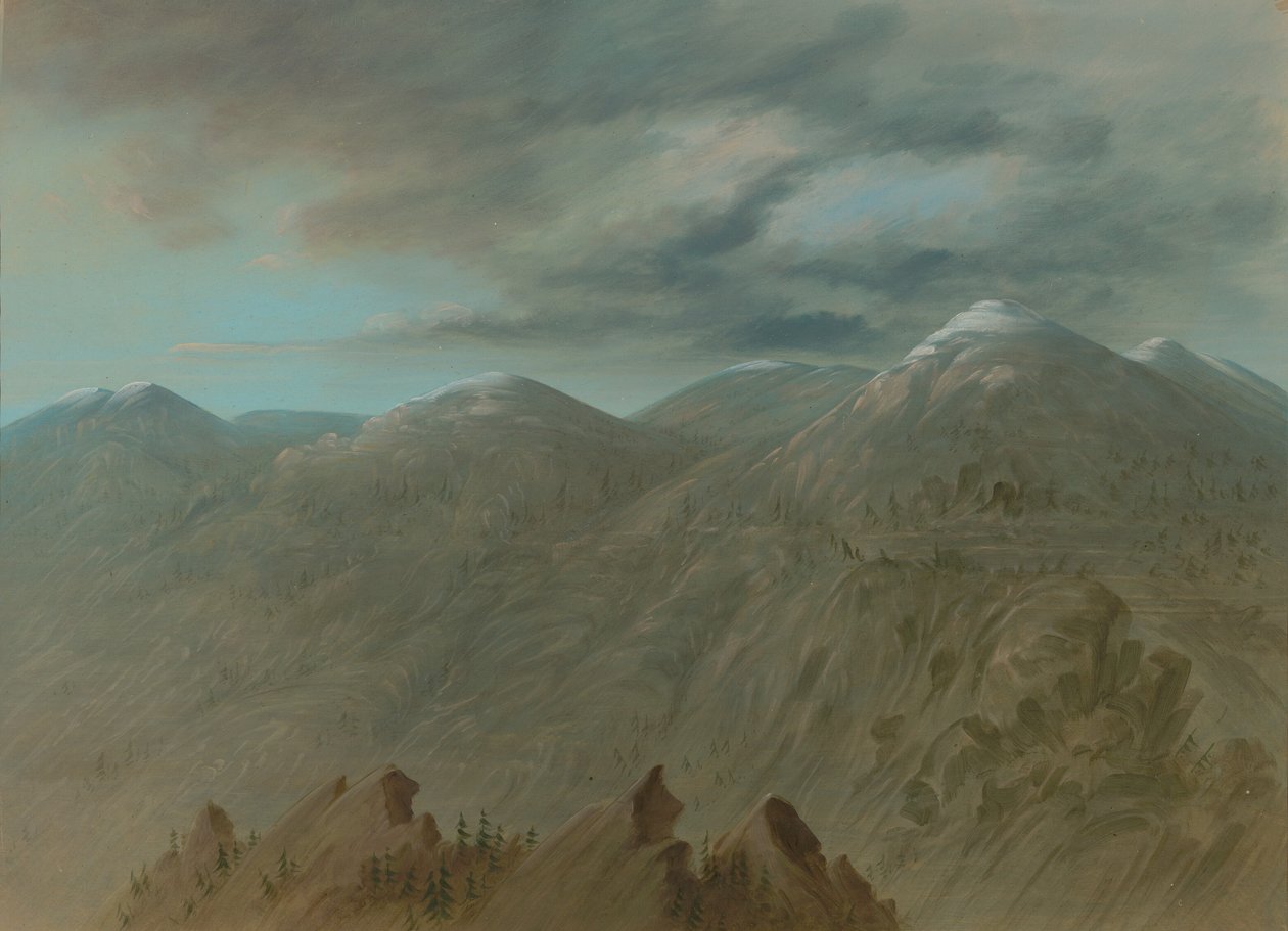 Montagnes de la rivière Salmon, 1855-1869 - George Catlin