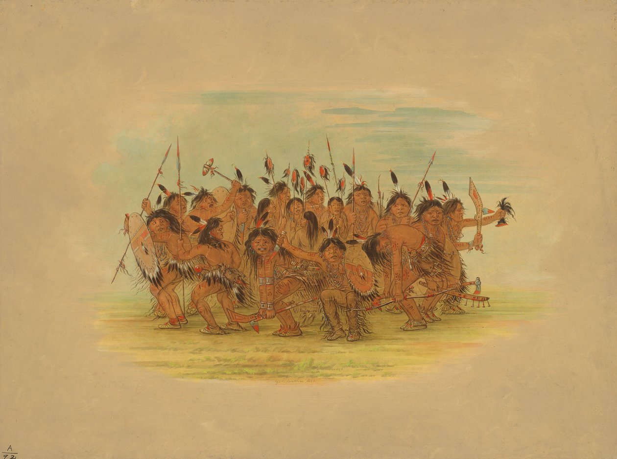Danse du scalp - Sioux, 1861 - George Catlin