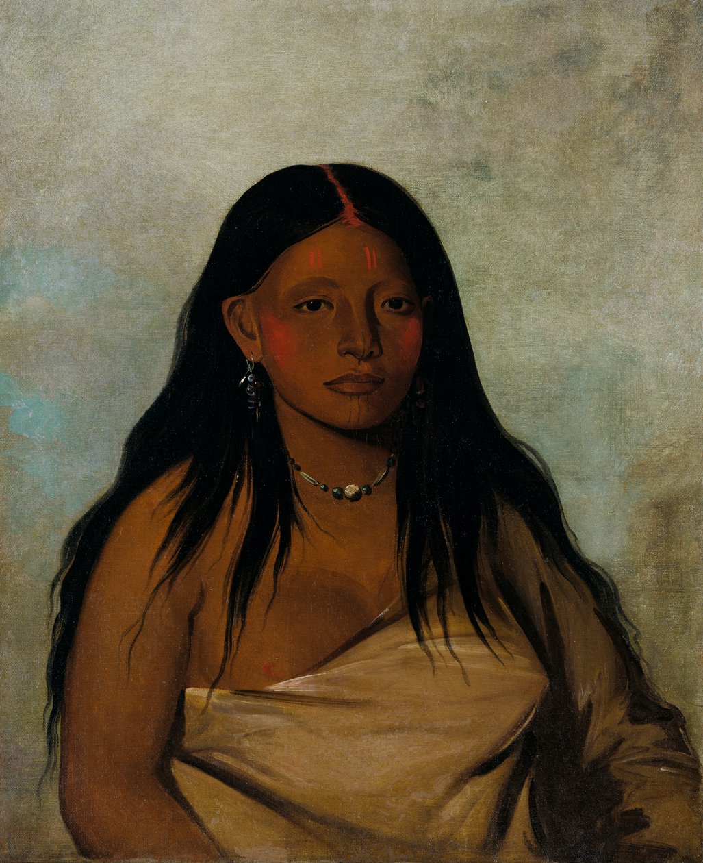 Shé-de-ah, Sauge sauvage, une femme Wichita, 1834 - George Catlin