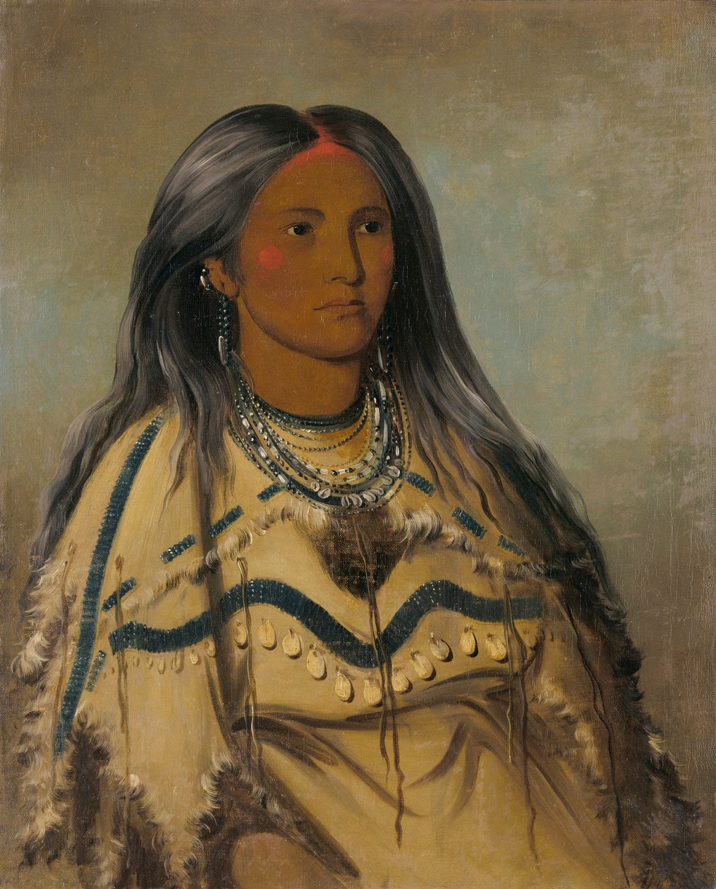 Sha-ko-ka-ka, Mint, la jolie fille - George Catlin