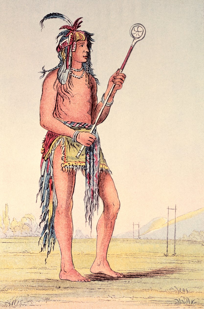 Joueur de balle Sioux Ah-No-Je-Nange, 