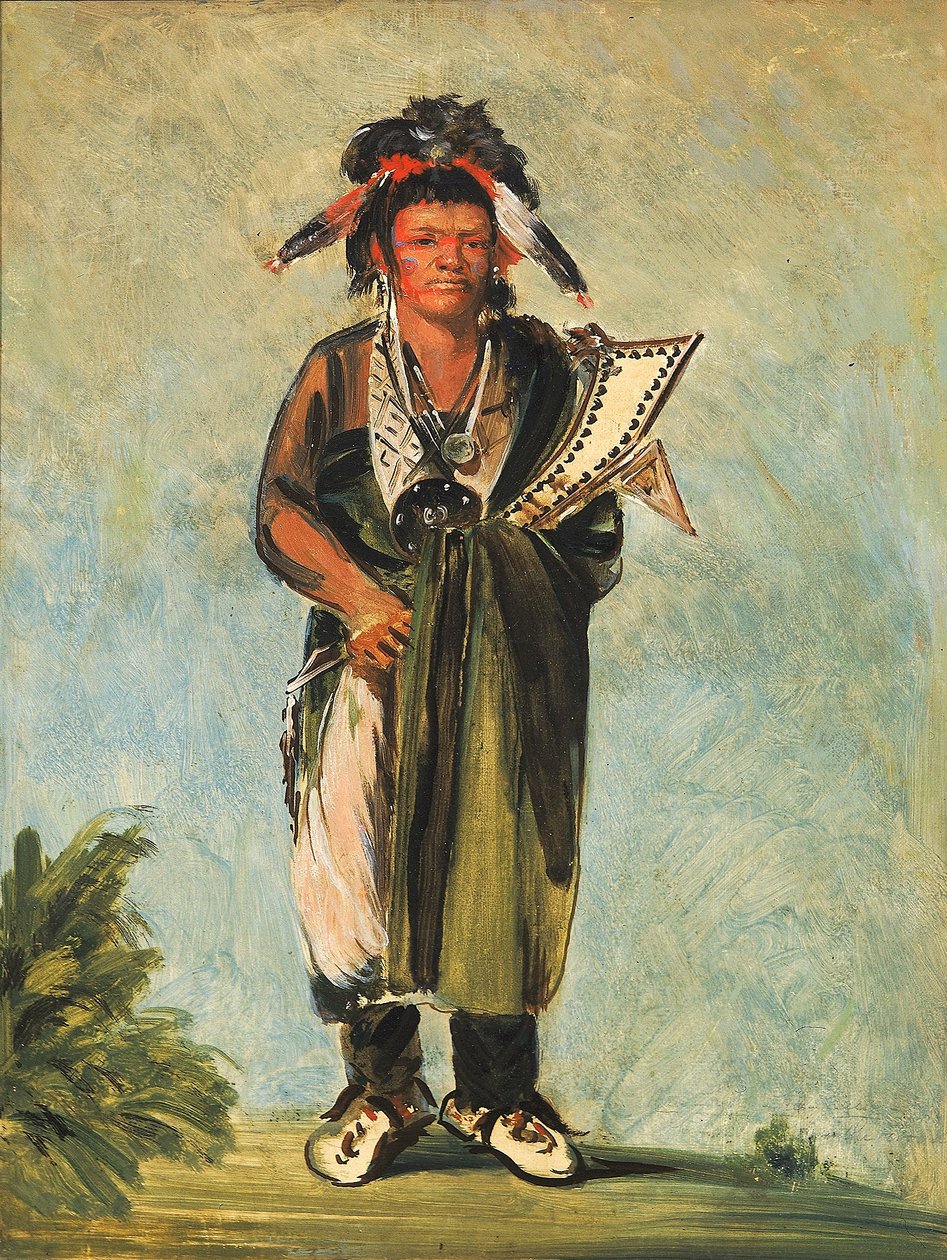 Wah-kón-ze-kaw, le serpent - George Catlin