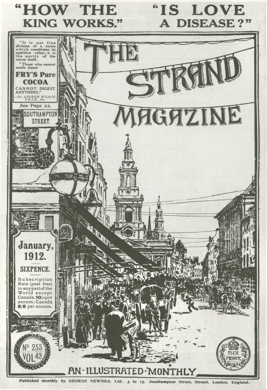 Couverture de The Strand Magazine, 1912 - George Charles Haite