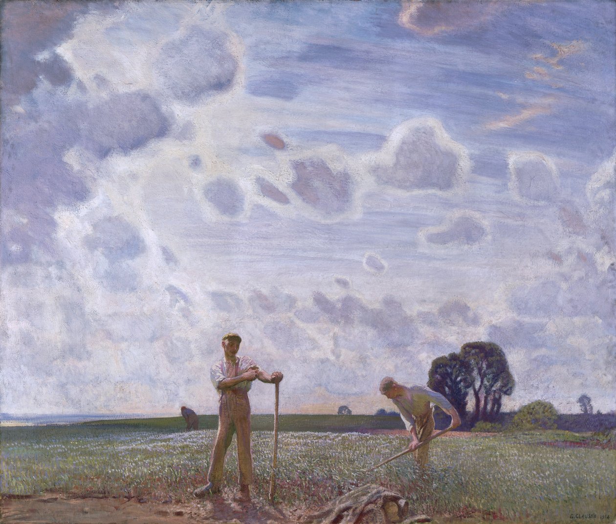 Dans les champs en juin, 1914 - George Clausen