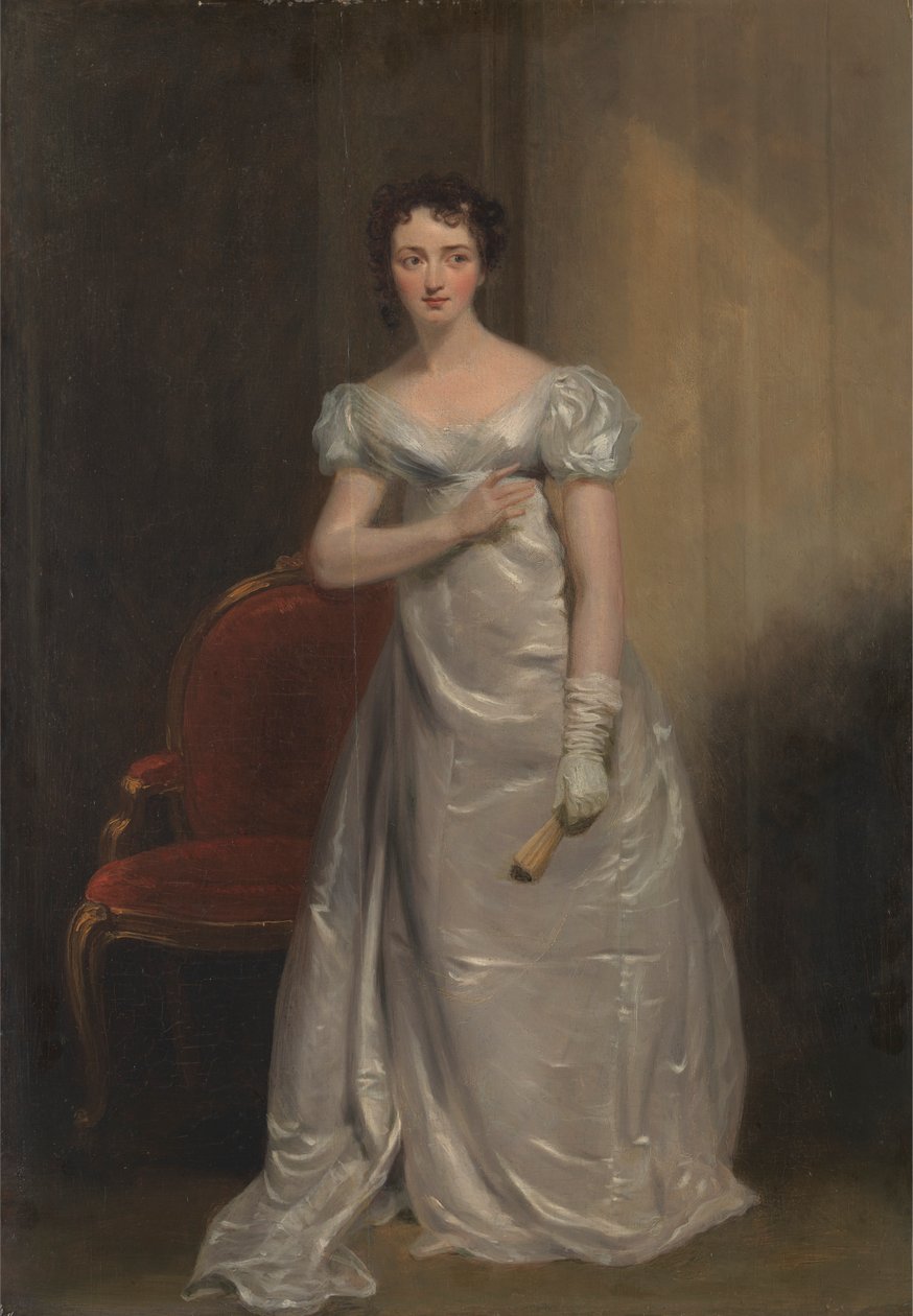 Harriet Smithson en Miss Dorillon, dans "Wives as They Were, and Maids as They Are" d