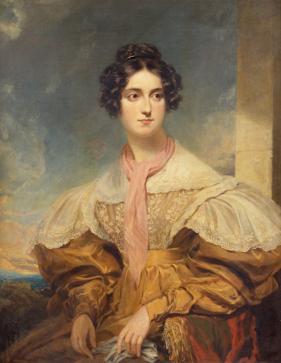 Portrait de Lady Georgiana Clinton - George Clint