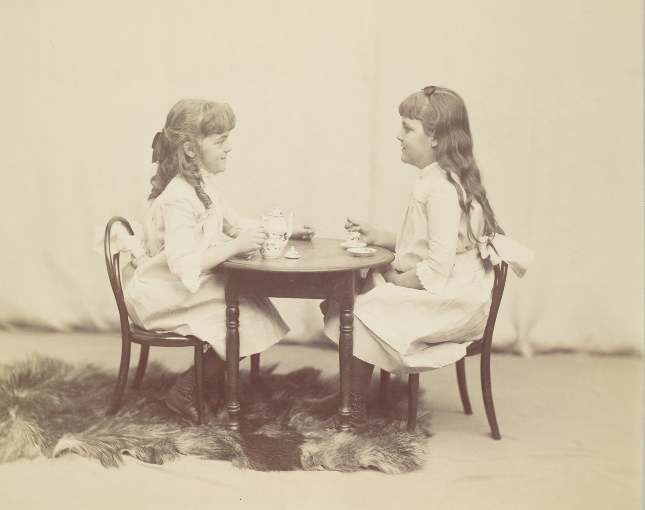 Frances et Ethel de Forest, filles de Robert de Forest - George Collins Cox