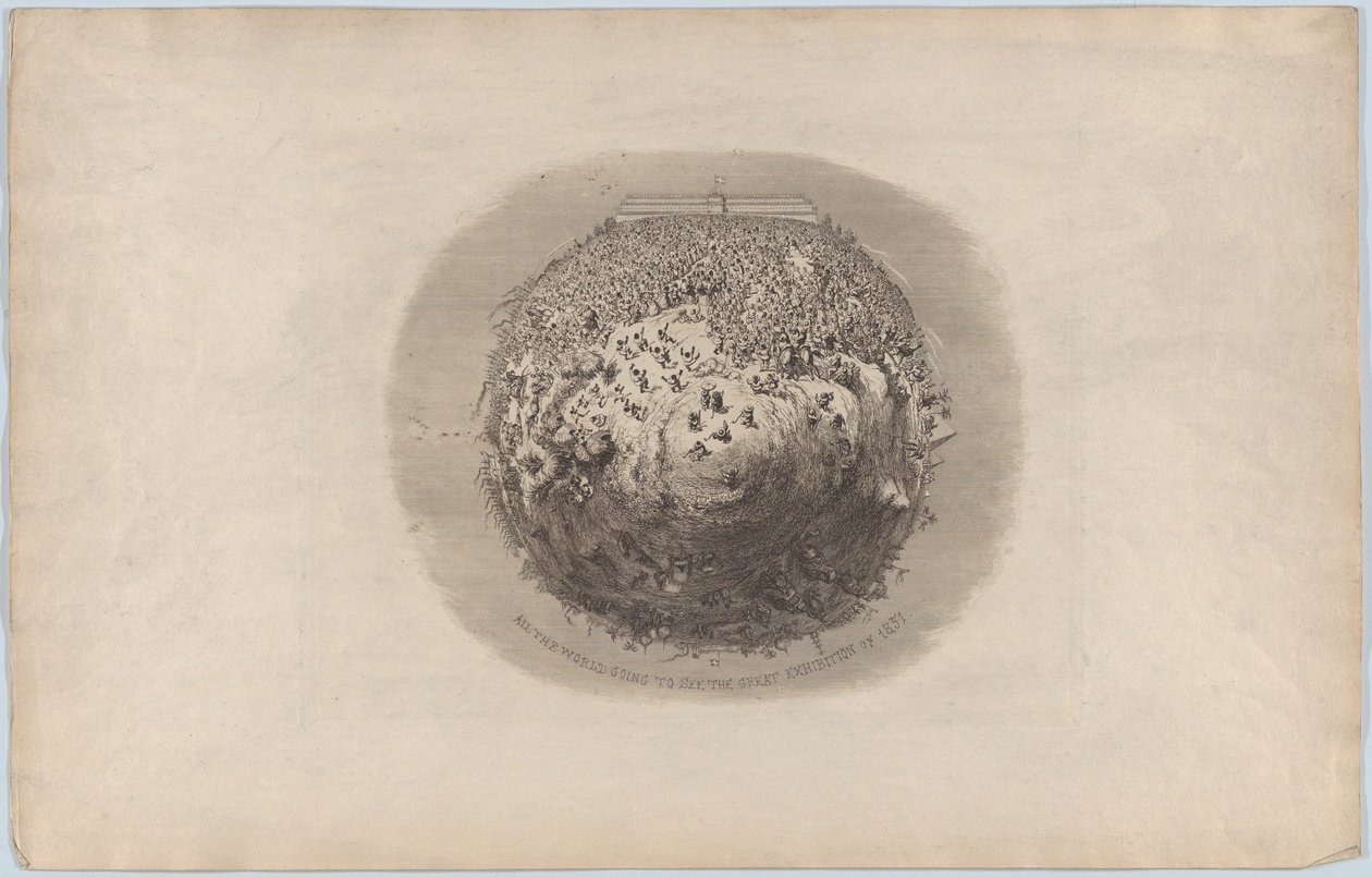 Tout le monde va voir la grande exposition de 1851, 1851 - George Cruikshank