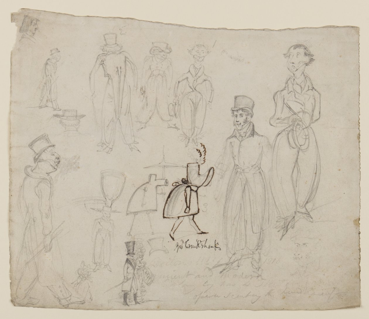 Études de caractères - George Cruikshank