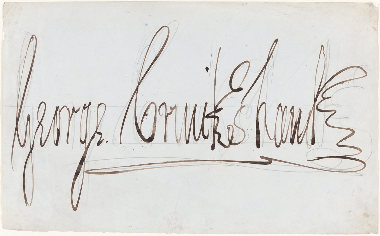 George Cruikshank (signature décorative) - George Cruikshank