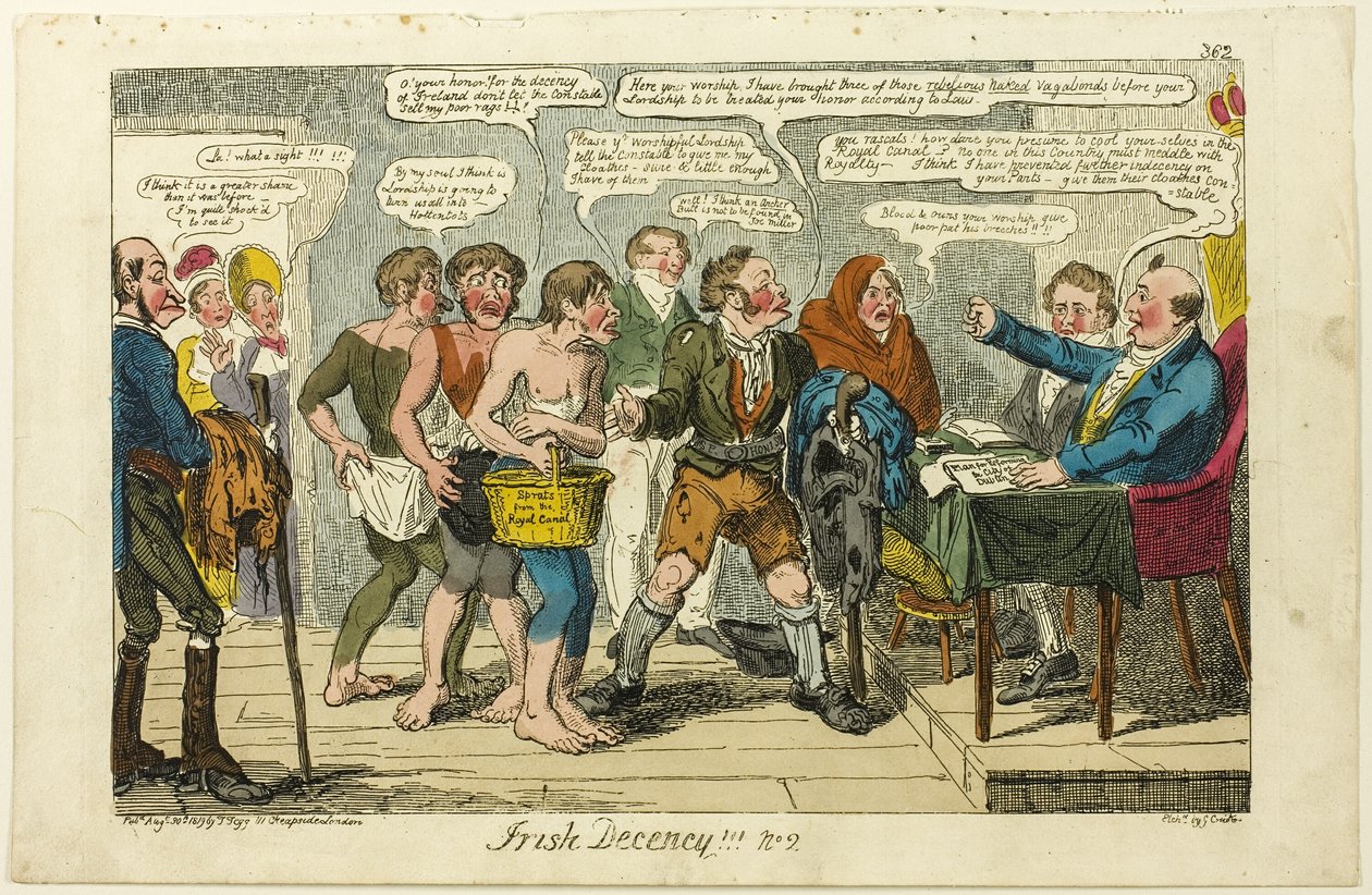 Décence irlandaise ! ! ! n° 2 - George Cruikshank