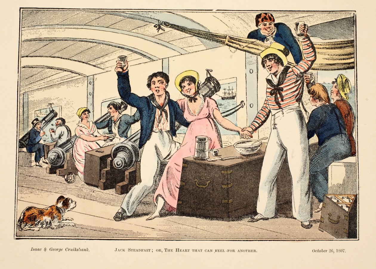 Jack Steadfast; ou, Le cœur qui peut ressentir pour un autre, pub. 1807 - George Cruikshank