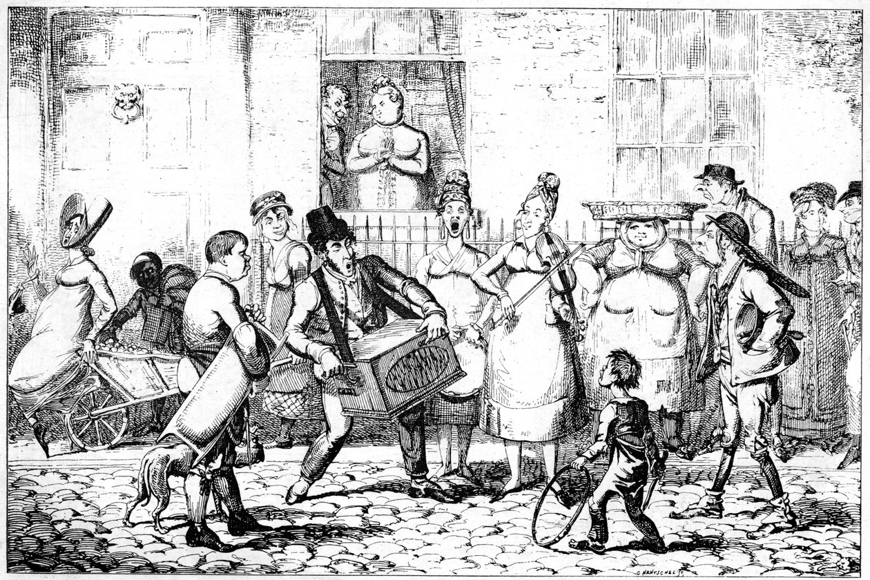 Les Savoyards, 1818 - George Cruikshank