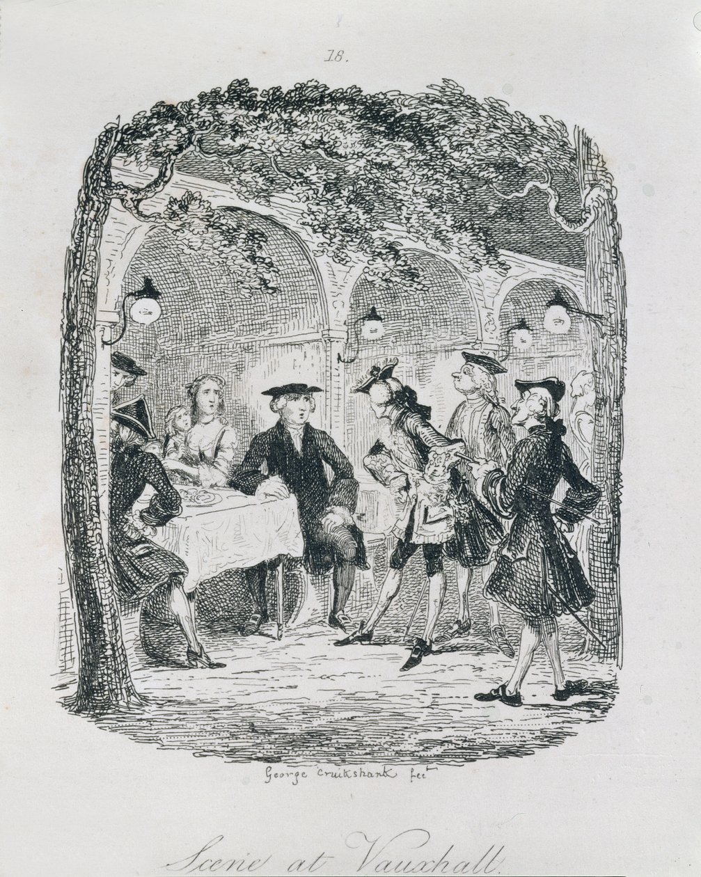 Scène à Vauxhall, de 