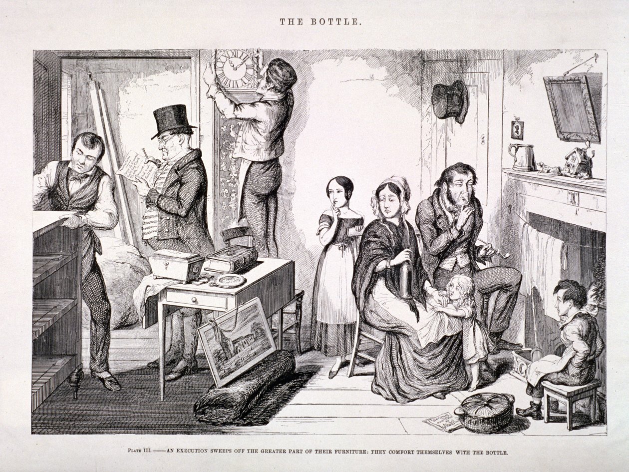 La Bouteille - George Cruikshank