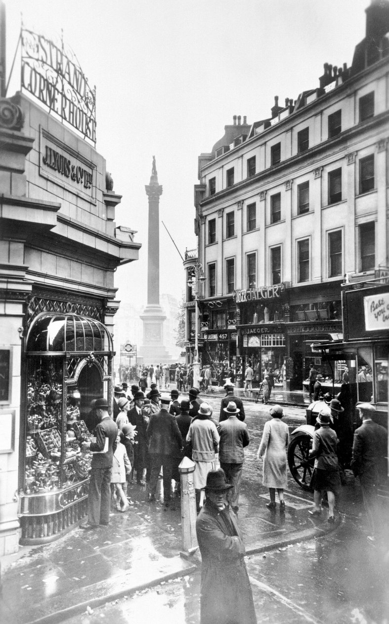 Colonne de Nelson, The Strand et Lyons Cornor House, Westminster, Londres - George Davison Reid