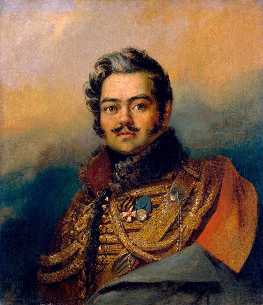 Denis Davydov, soldat et poète russe - George Dawe