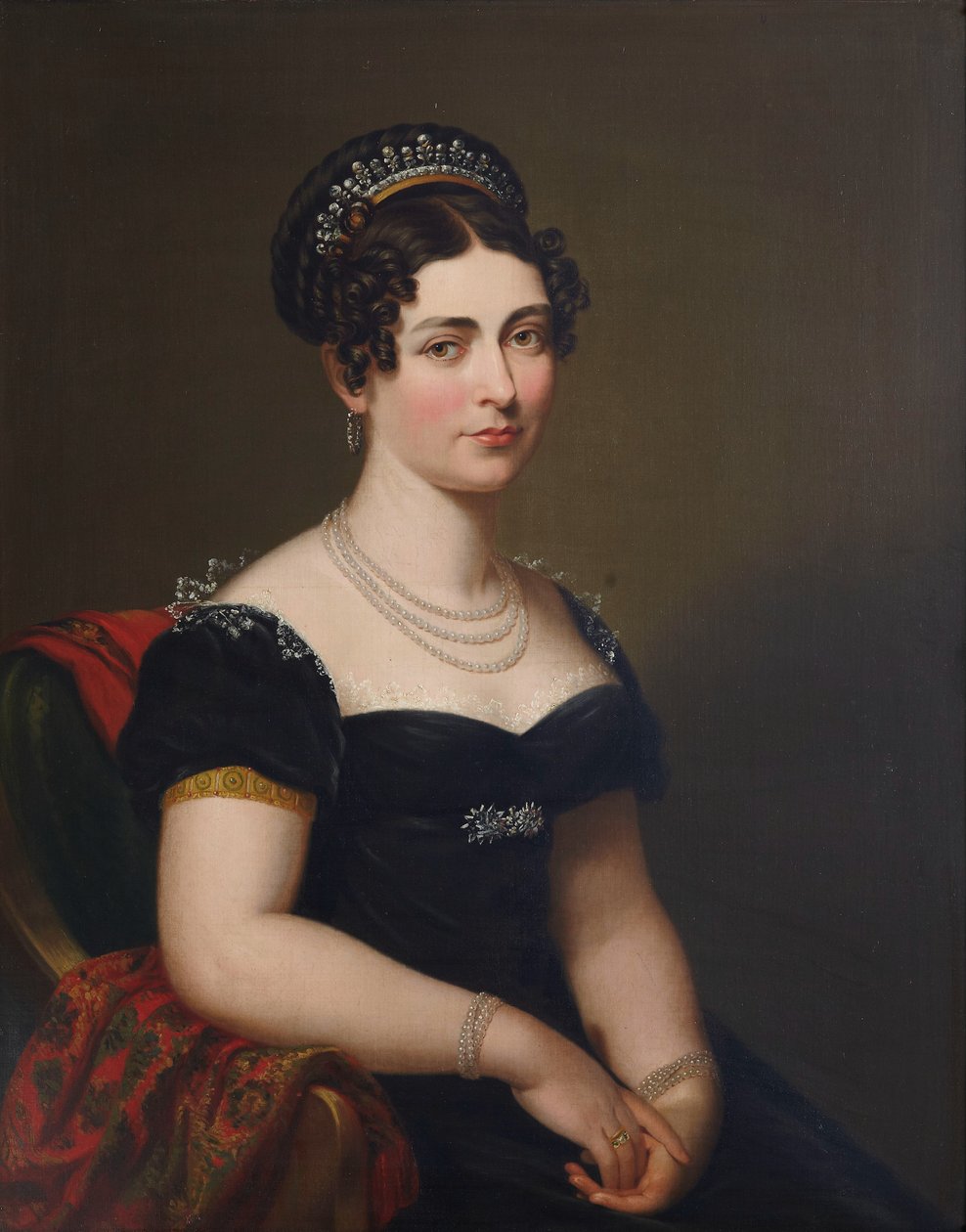 Dutch : Buste de la duchesse de Kent Portrait en buste de la duchesse de Kent - George Dawe